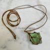 Wrapped Flourite Crystal Necklace