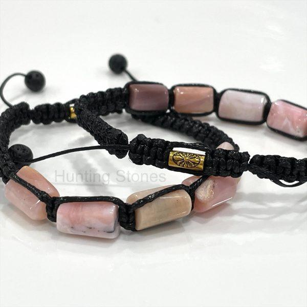 Unisex Pink Opal Bracelet