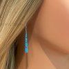 Stick Fire Opal Earrings