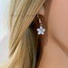 Flower Fire Opal Earrings