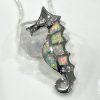 Seahorse Fire Opal Necklace