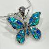 Butterfly Fire Opal Necklace