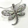 Dragonfly Fire Opal Necklace