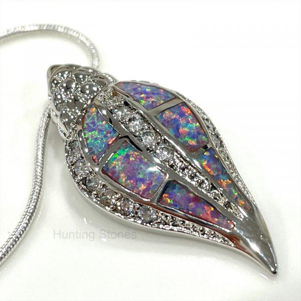 Sterling Silver White Opal Pendant – The Purple Peridot