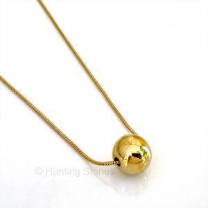 Gold Ball Necklace