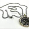 Unisex Sacred Celtic Tree Of Life Coin Necklace