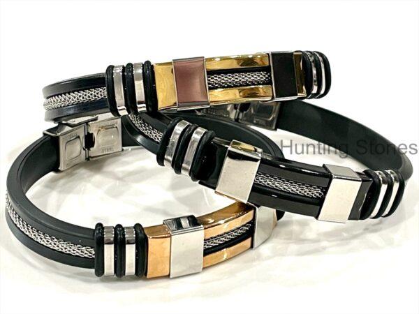 Men's Cool Braided Stainless Steel Bracelet - Unisex