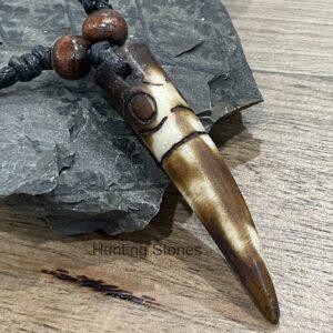 Unisex Tiger Tooth Surfer Necklace