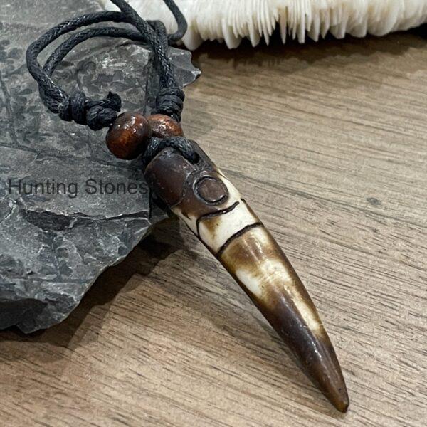 Unisex Tiger Tooth Surfer Necklace