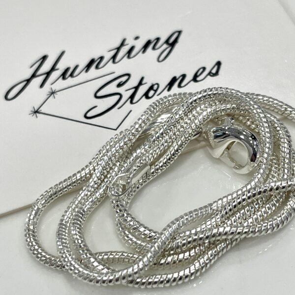 Genuine 925 Sterling Silver Plated Snake Chain