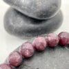 Hunting Stones Natural Lepidolite Unisex Gemstone Crystal Bracelet