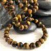 Hunting Stones Natural Tigers Eye Unisex Gemstone Bracelet