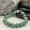 Hunting Stones Natural African Turquoise Unisex Gemstone Bracelet