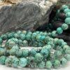 Hunting Stones Natural African Turquoise Unisex Gemstone Bracelet