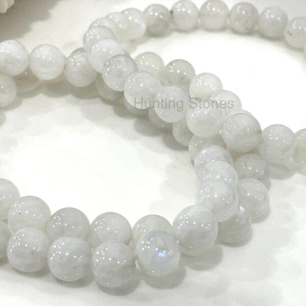 Hunting Stones Natural Moonstone Unisex Bracelet