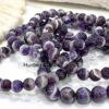 Hunting Stones Natural African Amethyst Unisex Gemstone Bracelet