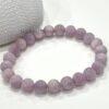 Hunting Stones Natural Kunzite Unisex Gemstone Bracelet