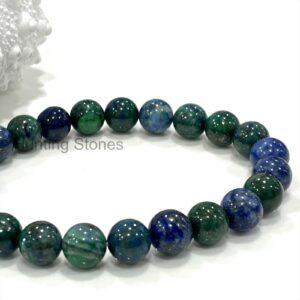 Hunting Stones Natural Chrysocolla Unisex Gemstone Bracelet