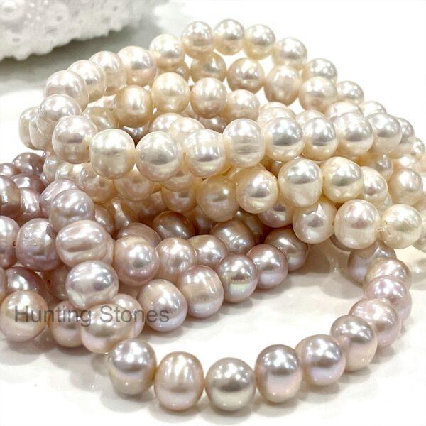 Hunting Stones Natural Cultured Pearl Bracelet