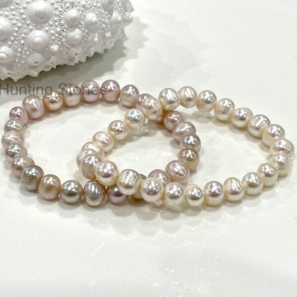 Hunting Stones Natural Cultured Pearl Bracelet