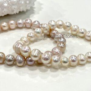 Hunting Stones Natural Cultured Pearl Bracelet