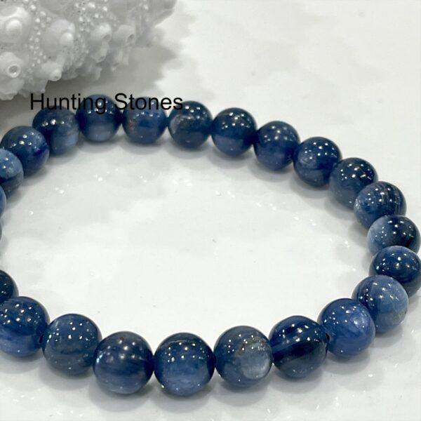 Hunting Stones Natural Kyanite Unisex Gemstone Crystal Bracelet