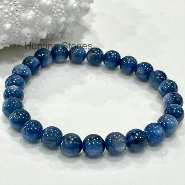 Hunting Stones Natural Kyanite Unisex Gemstone Crystal Bracelet