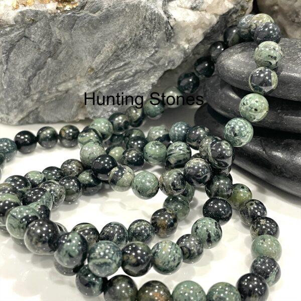 Hunting Stones Natural Kambaba Jasper Unisex Gemstone Bracelet