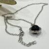 Aromatherapy Essential Oil Lava Stone Pendulum Orb Healing Necklace