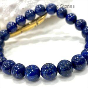 Hunting Stones Unisex Lapis Lazuli Crystal Bracelet