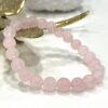 Hunting Stones Natural Rose Quartz Crystal Bracelet