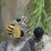 Aromatherapy Essential Oil Cute Crystal Bee Necklace