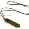 Hunting Stones Beautiful Natural Crystal Gemstone Slice Necklaces - Slide adjustable