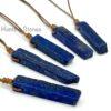 Hunting Stones Beautiful Natural Crystal Gemstone Slice Necklaces - Slide adjustable