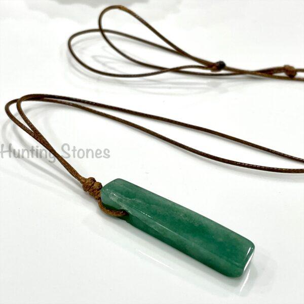 Hunting Stones Beautiful Natural Crystal Gemstone Slice Necklaces - Slide adjustable 40cm to 80cm