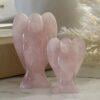 Natural Rose Quartz Crystal Angels 2 Sizes