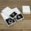 Hunting Stones Quality Pearl White Gift Box (B) 7 x 9 x 2.5cm