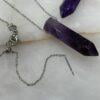 Natural Amethyst Crystal Point Necklaces - 34mm Crystals