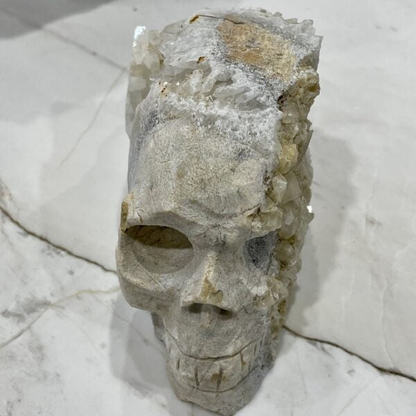 Natural Crystal Hand Carved Skull - 01