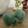 Beautiful Green Aventurine Mushroom Trio - 60mm 01