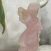 Beautiful Rose Quartz Crystal Angel - 89mm 01