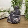 Beautiful Amethyst Crystal Buddha - 61mm 01