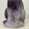 Beautiful Amethyst Crystal Egyptian Cat Statue - Sphinx 82mm 01