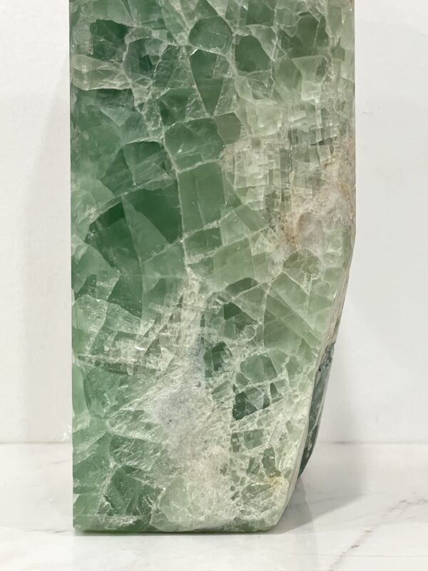 Huge Natural Green Fluorite Crystal Tower 7900 grams