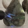 Beautiful Blue Volcanic Agate Crystal Point - 7.4cm 01