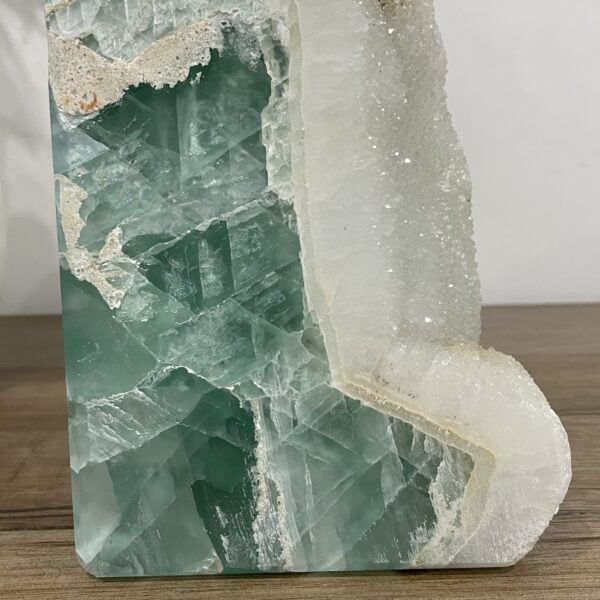 Large Natural Green Fluorite Crystal Tower 3970 grams