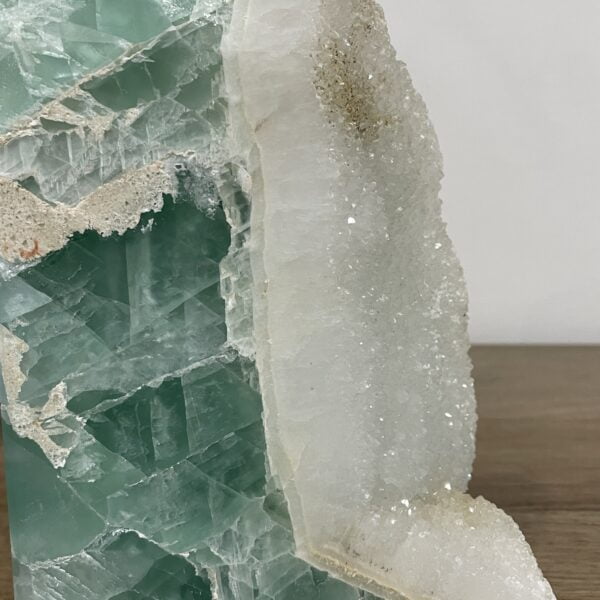 Large Natural Green Fluorite Crystal Tower 3970 grams