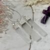 Stunning Selenite Crystal Necklaces - 55 to 58mm Sticks - Purify and Energise