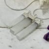 Stunning Selenite Crystal Necklaces - 55 to 58mm Sticks - Purify and Energise