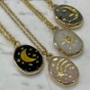 Beautiful Star Sun and Moon Gemstone Crystal Necklaces - 46 to 51cm